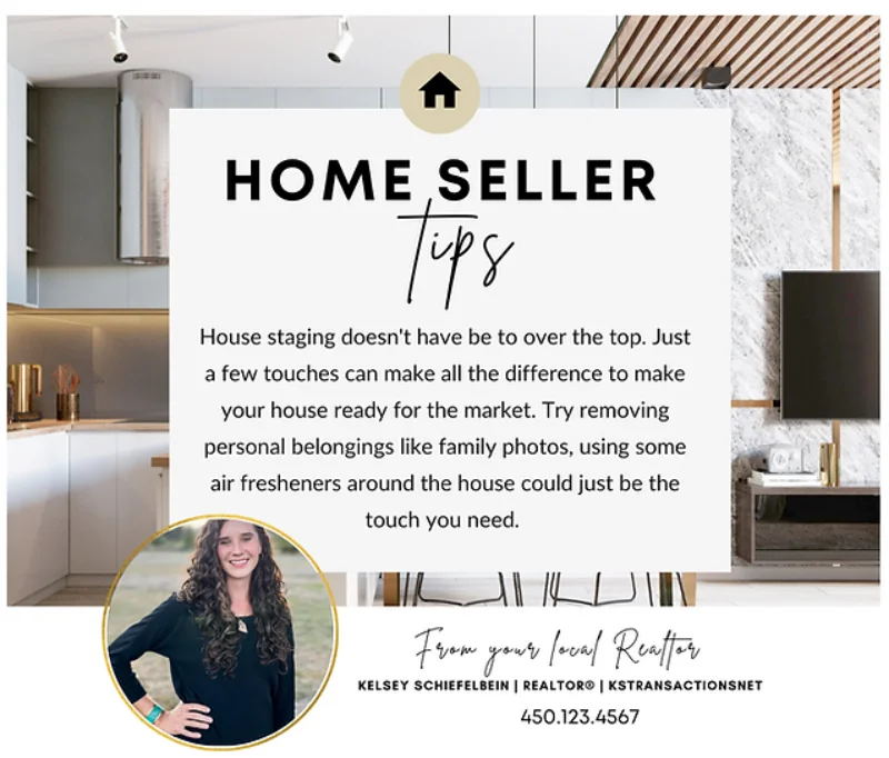 Kelsey's tips for homeseller