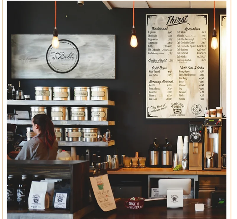 a local bakery interior