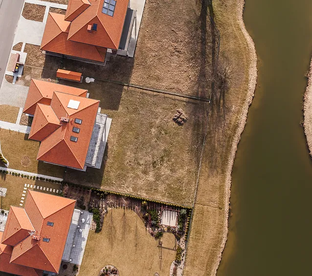 Aerial View of a housing unit